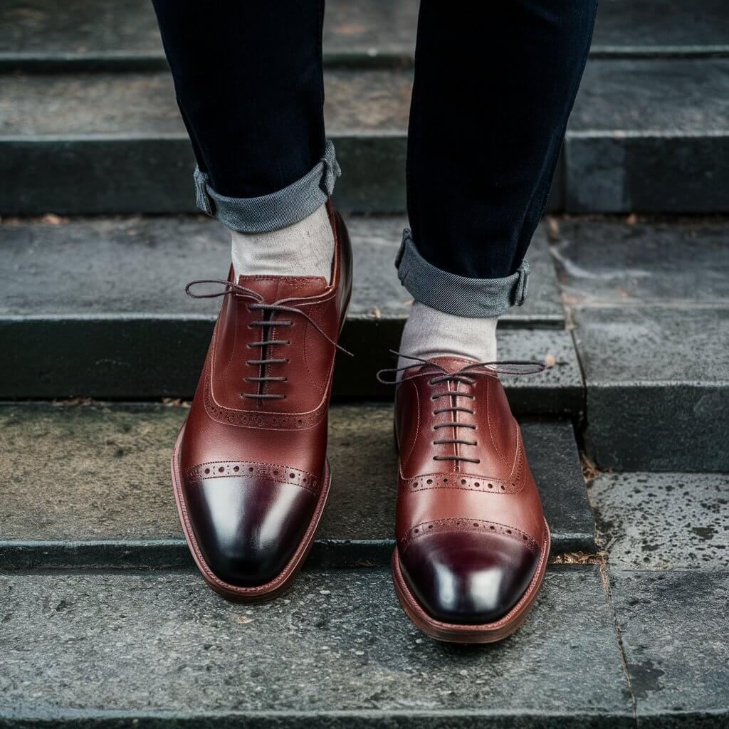 Leather Oxfords